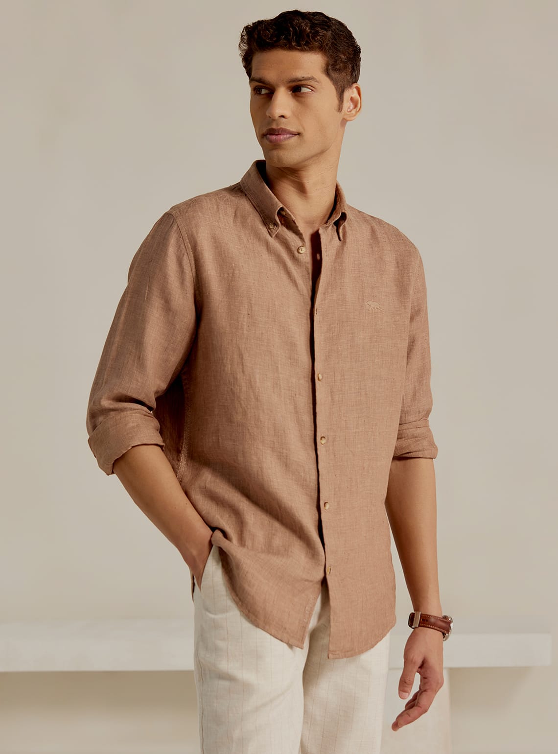 Indian Clay Linen Shirt