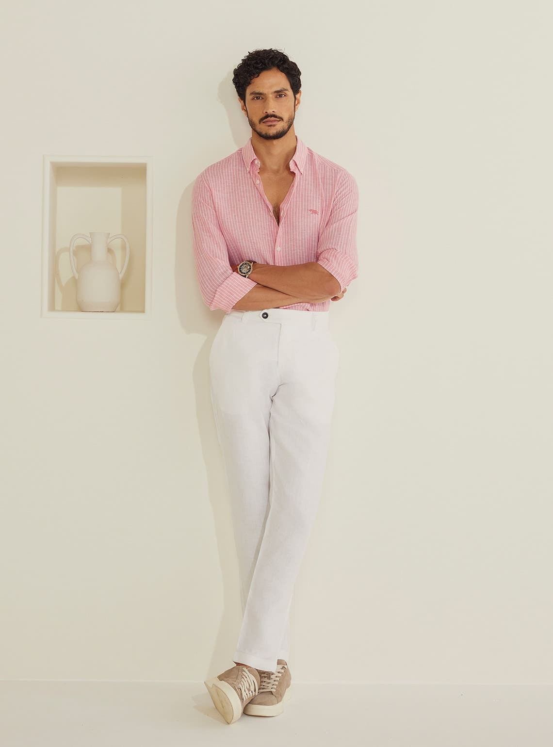 Roserade Stripe Linen Shirt