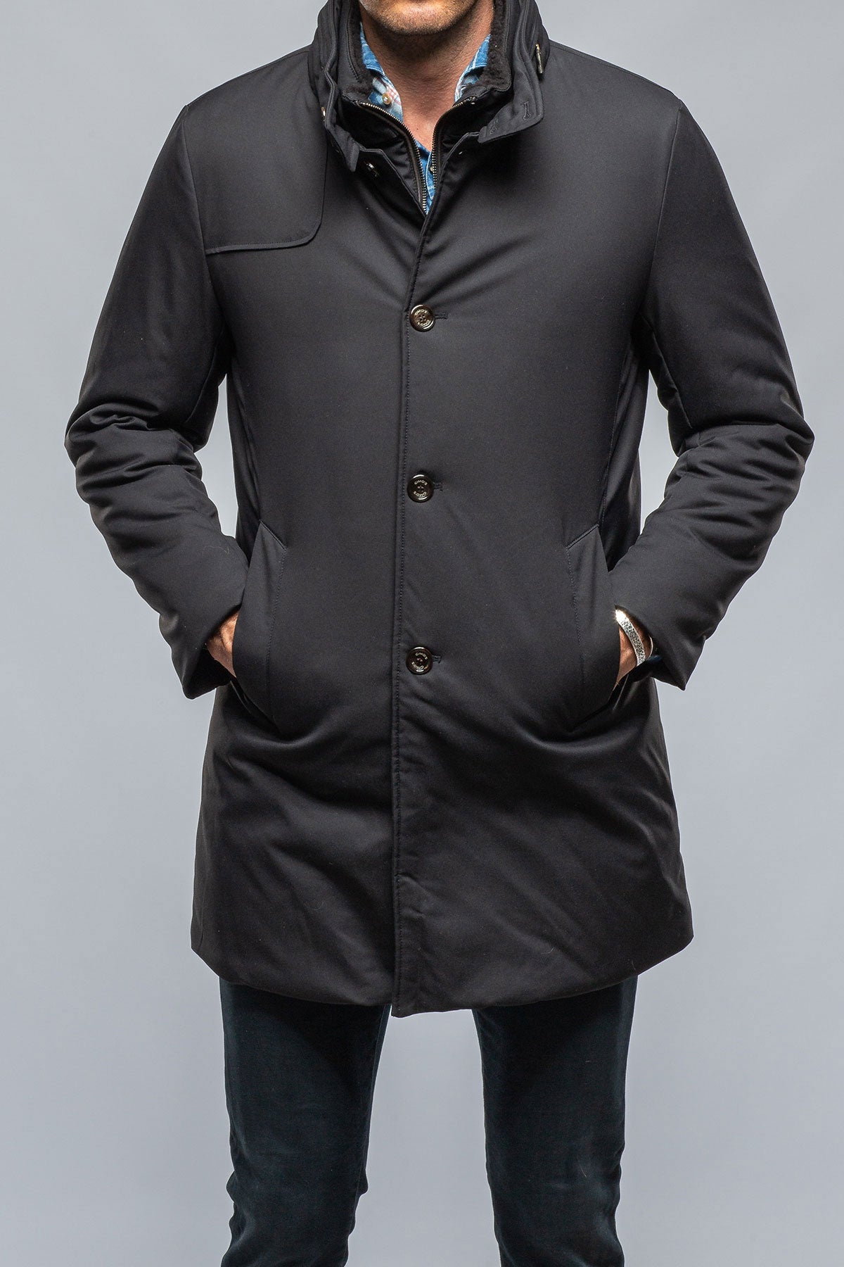 Fairmont Performance Overcoat In Charcoal