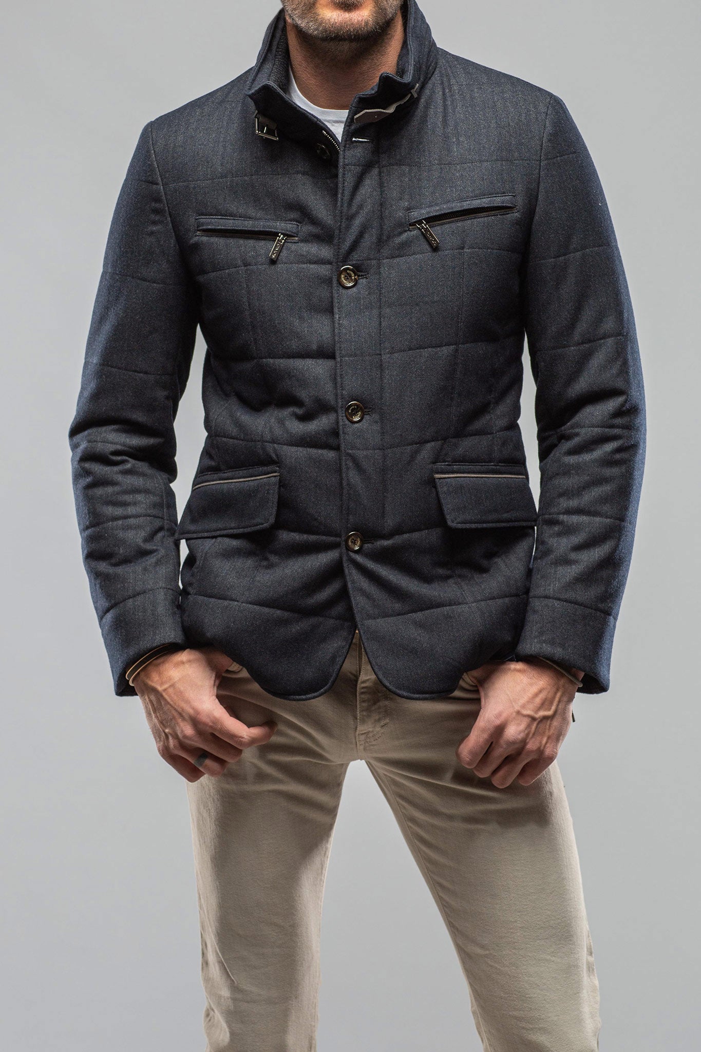 Logan Herringbone Coat