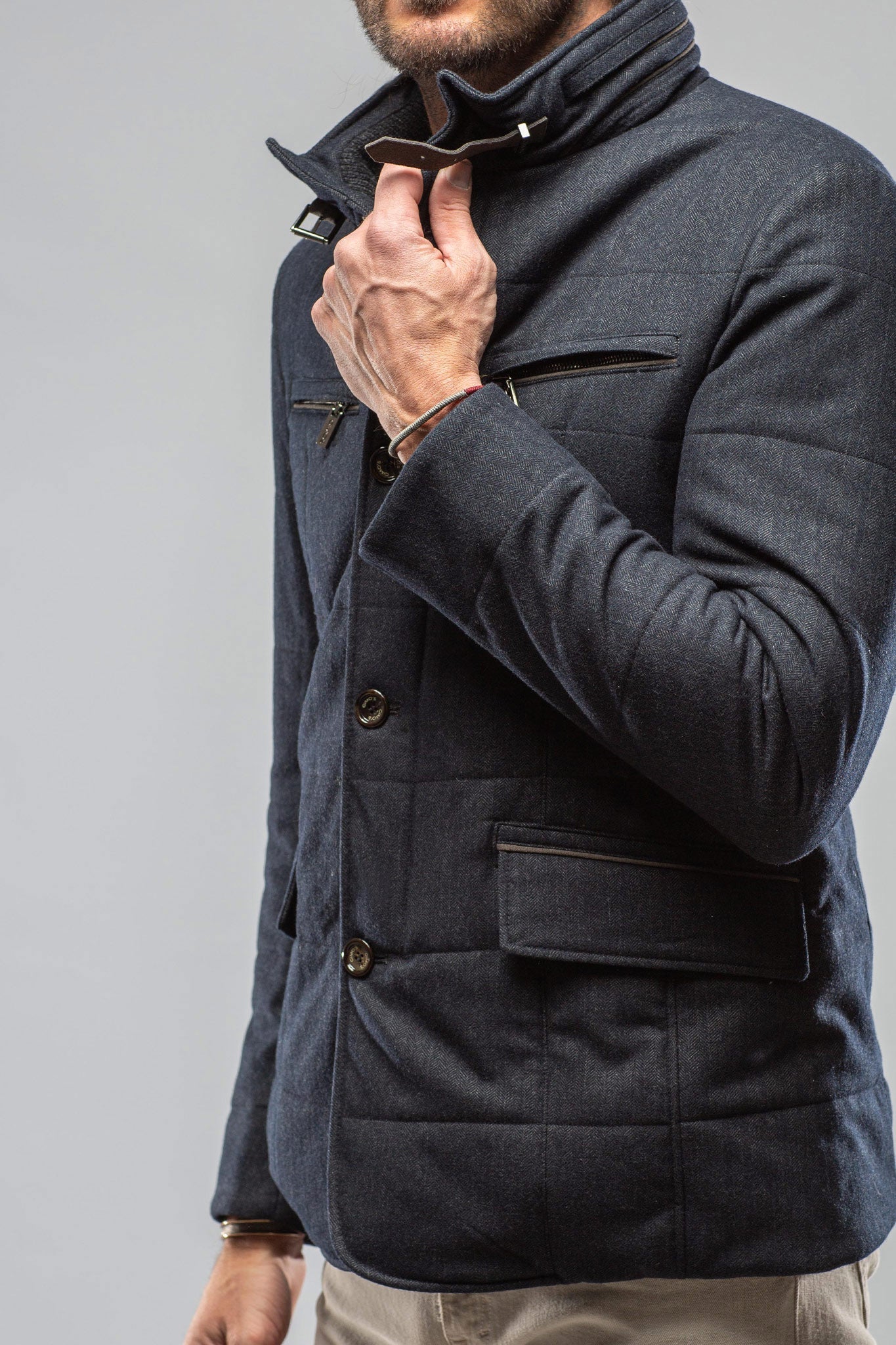 Logan Herringbone Coat