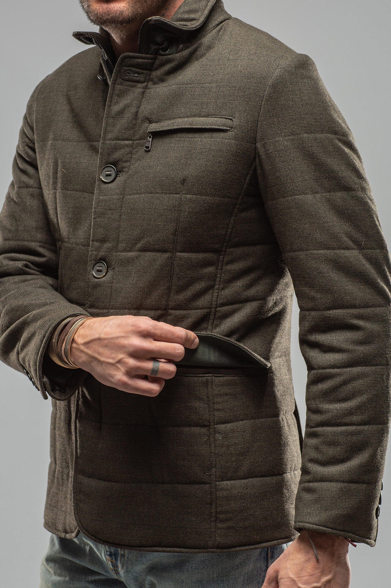 Owen Plaid Car Coat