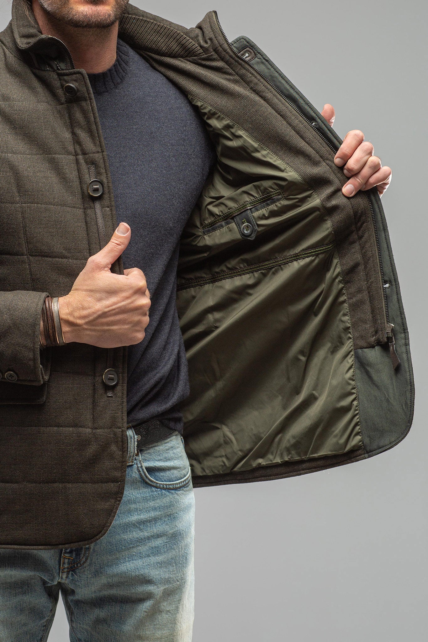 Owen Plaid Car Coat