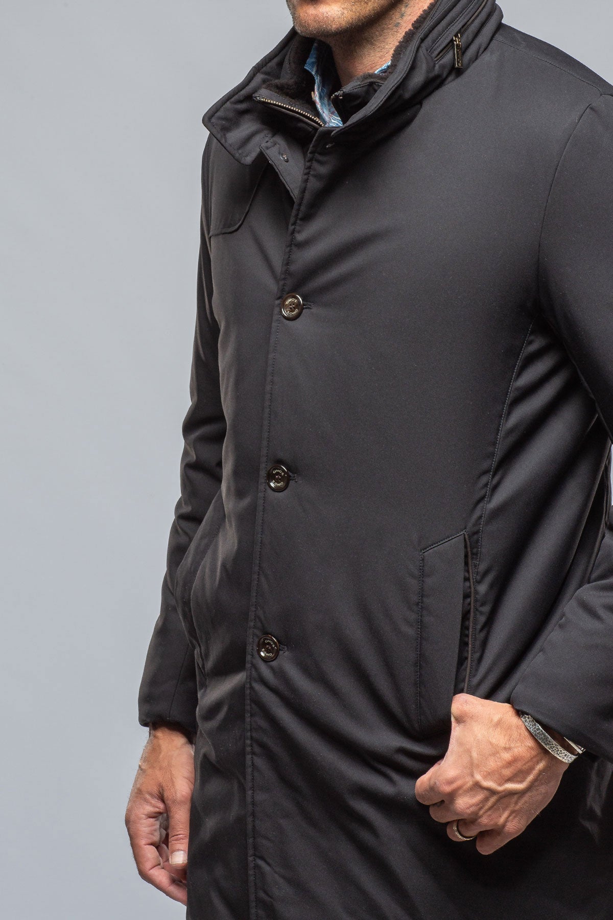 Fairmont Performance Overcoat In Charcoal