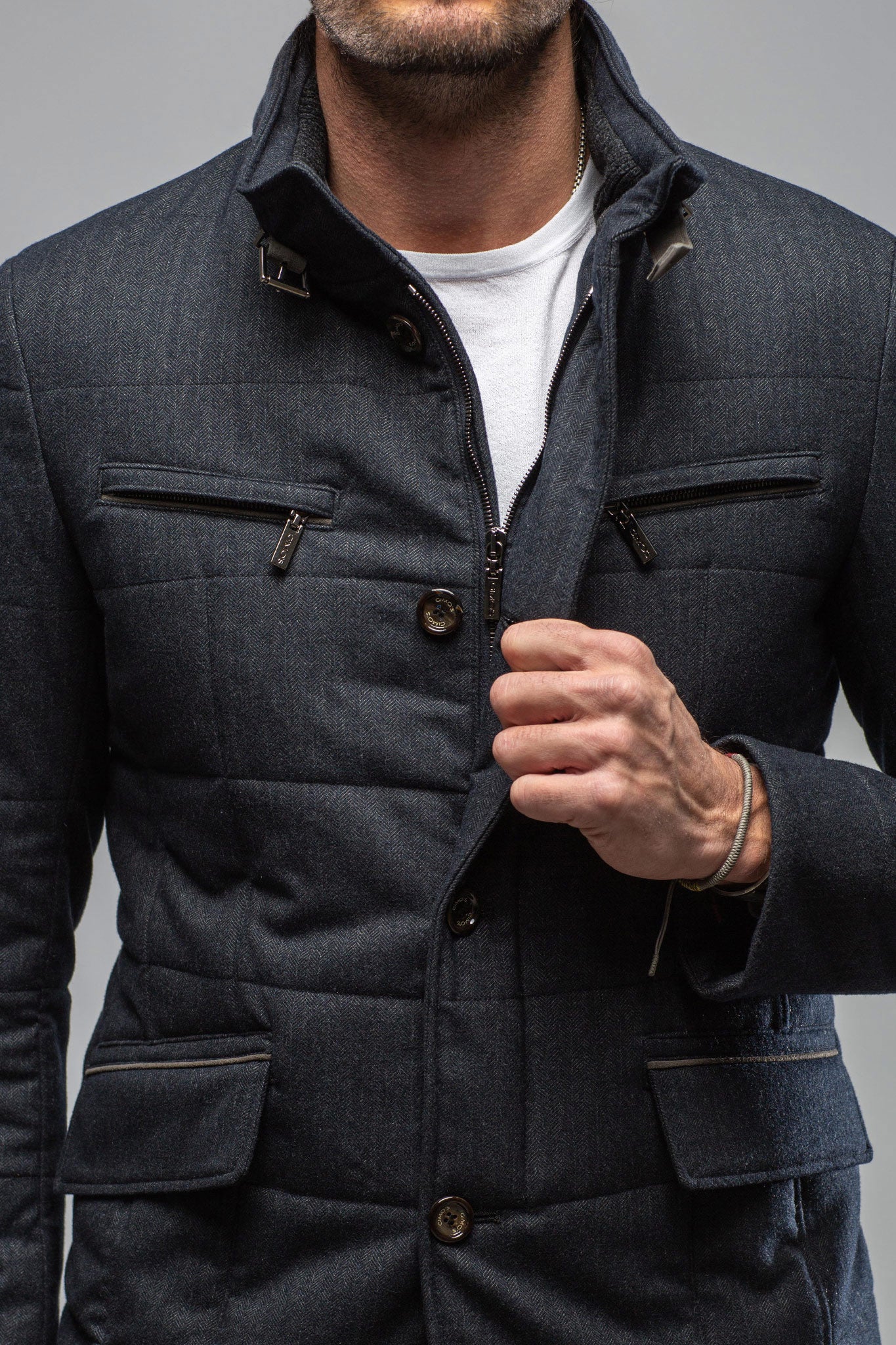 Logan Herringbone Coat