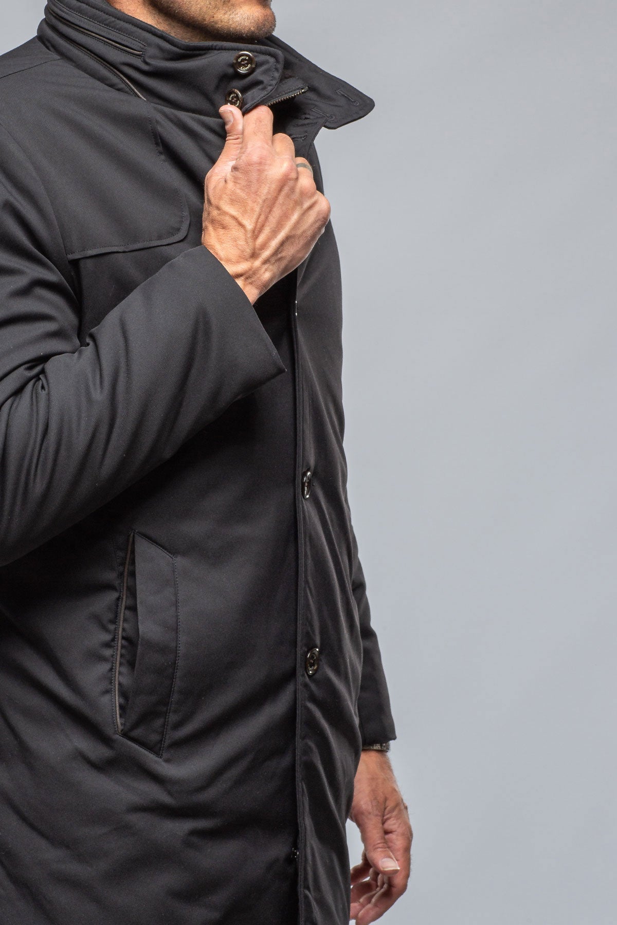 Fairmont Performance Overcoat In Charcoal