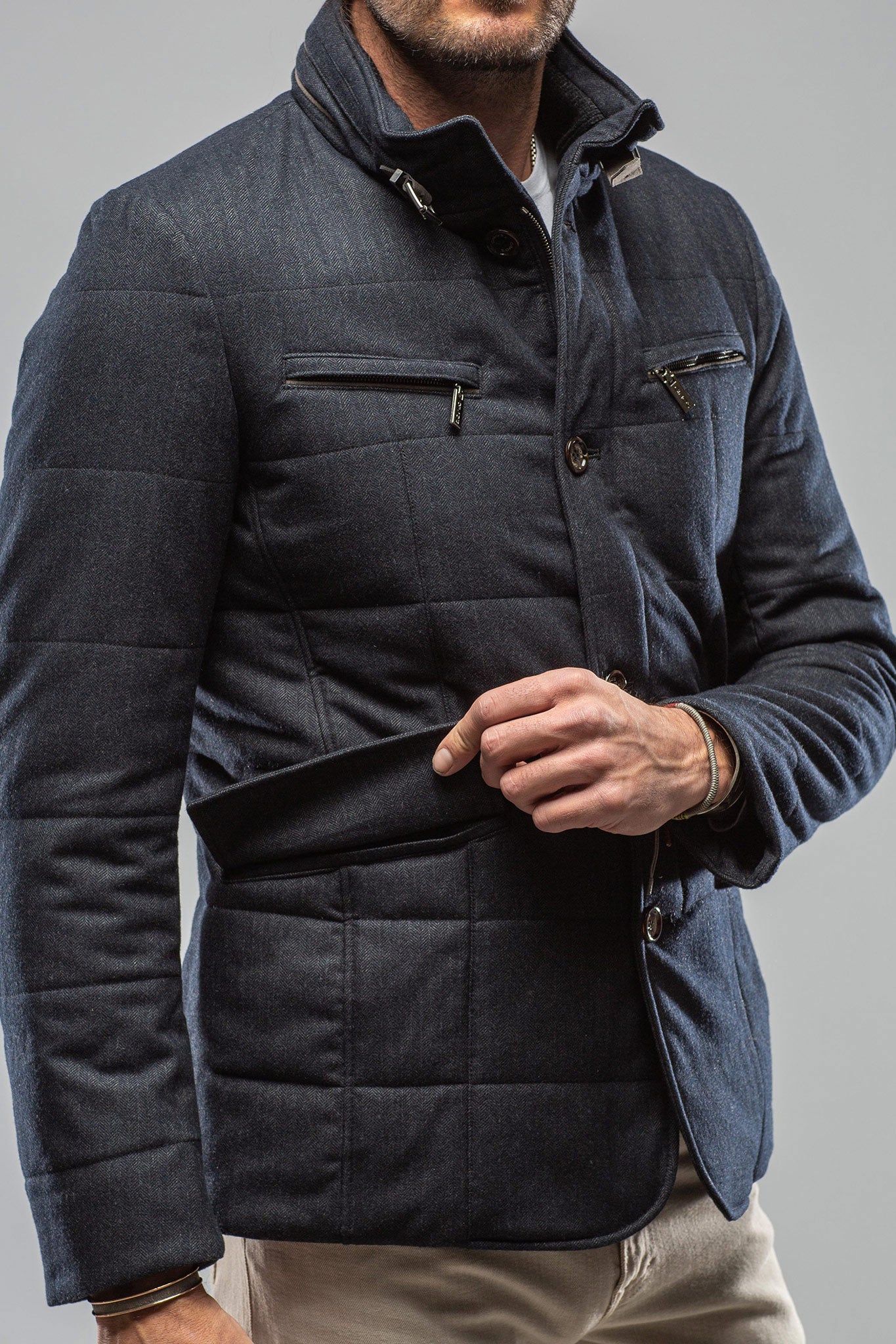 Logan Herringbone Coat