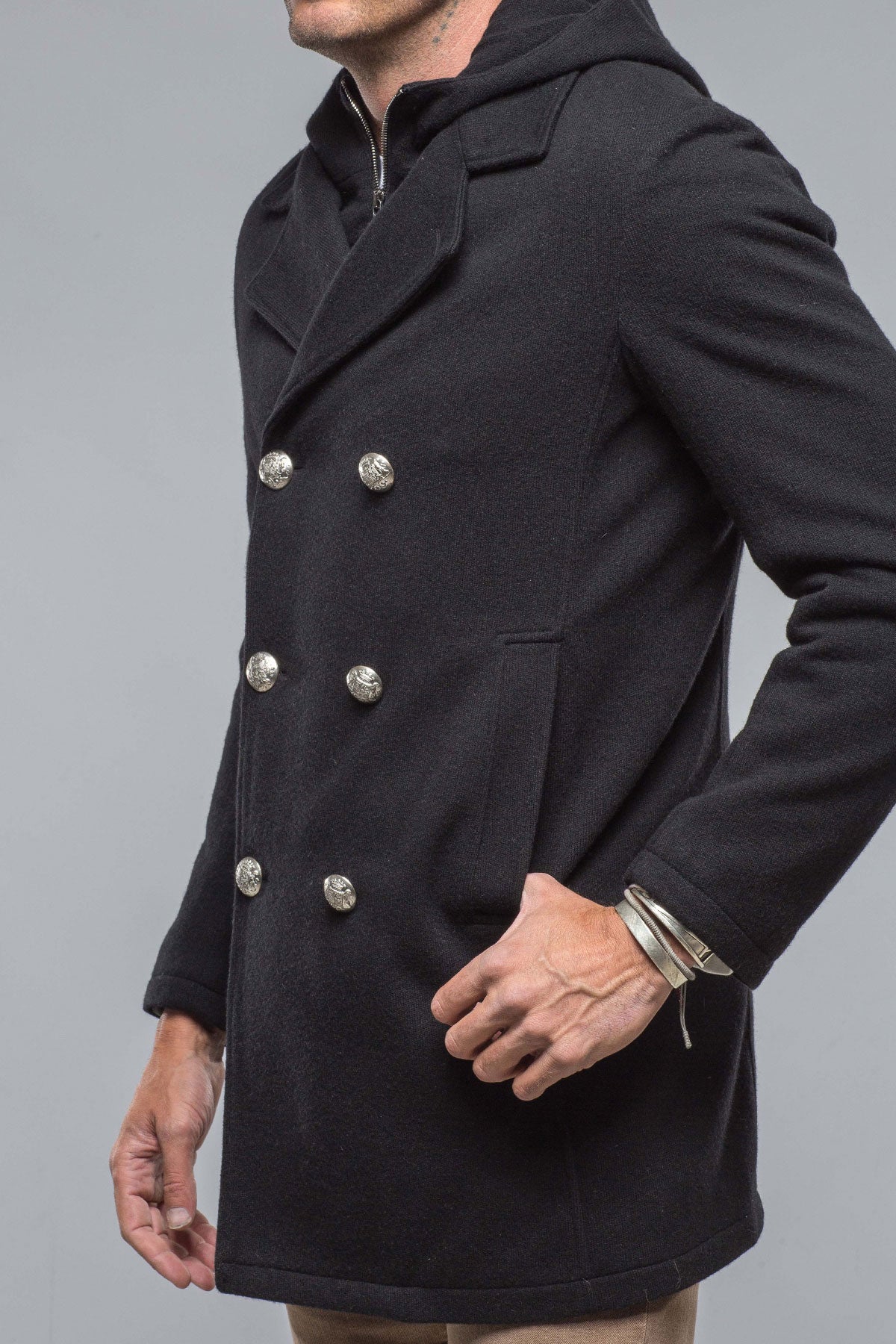 St. Lucca DB Jacket In Black