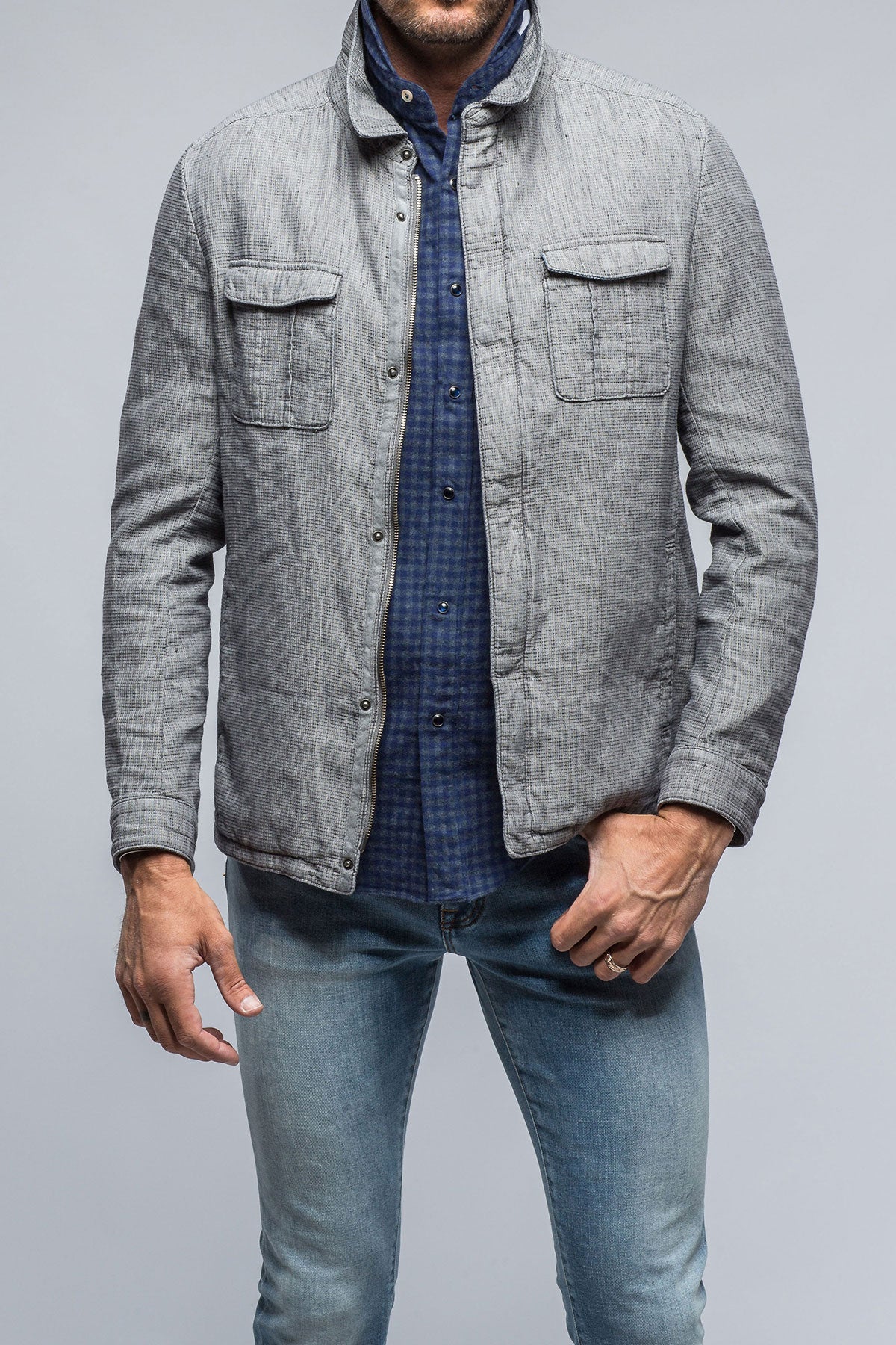 Davos Cotton/Linen Shirt Jacket