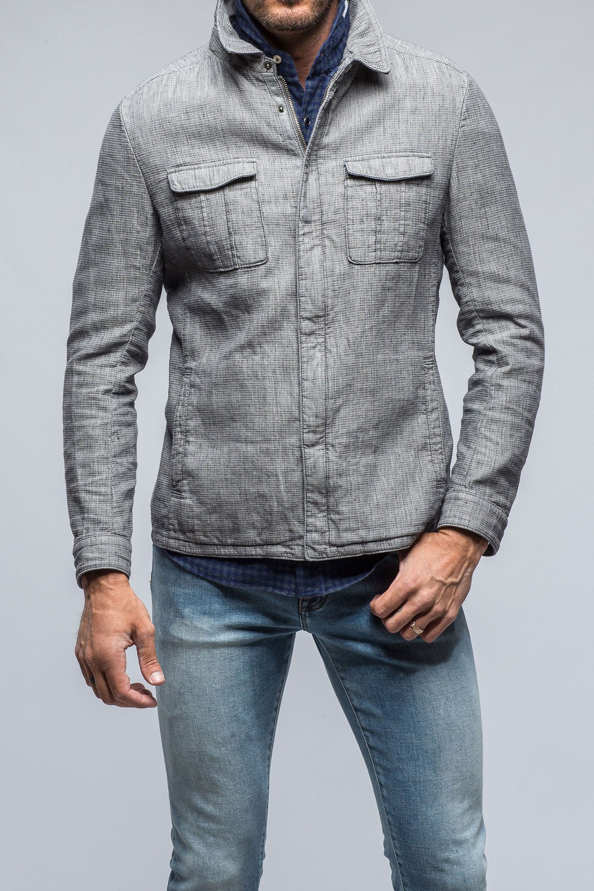 Davos Cotton/Linen Shirt Jacket