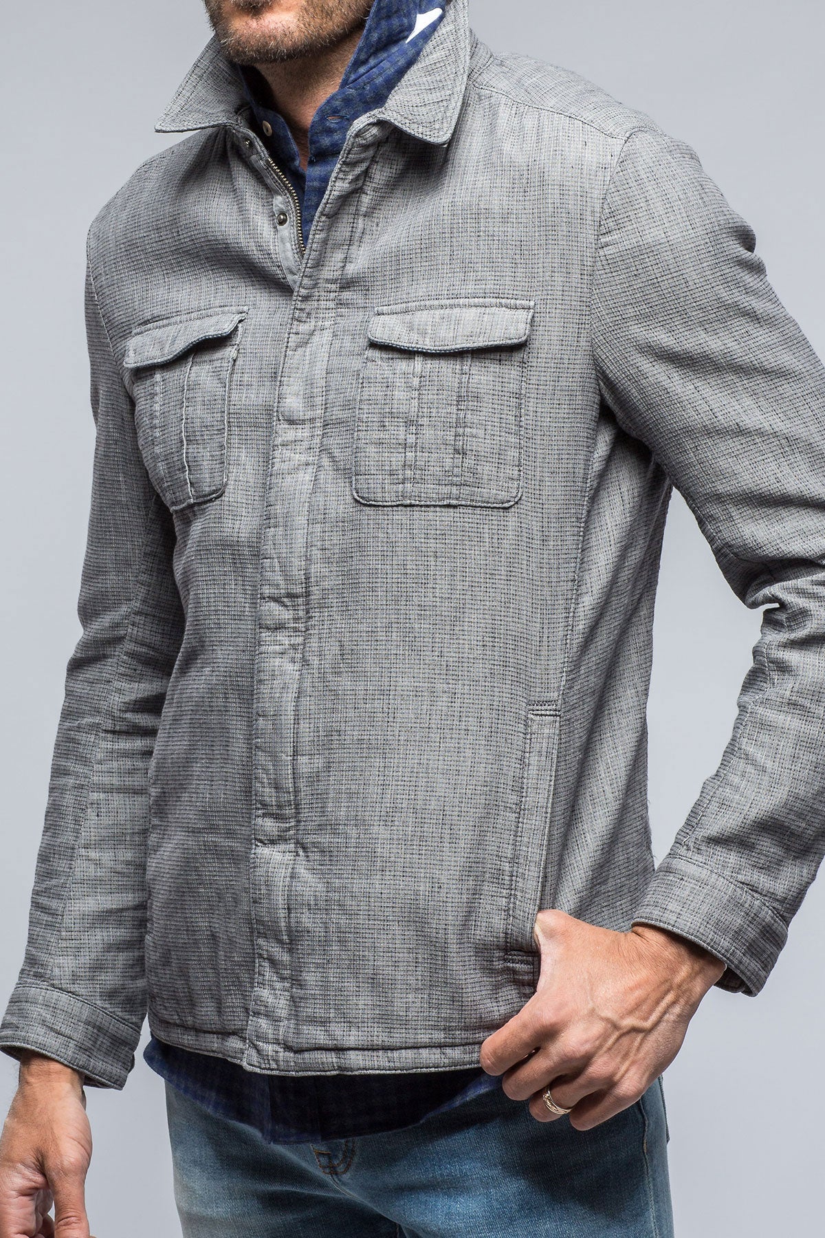 Davos Cotton/Linen Shirt Jacket