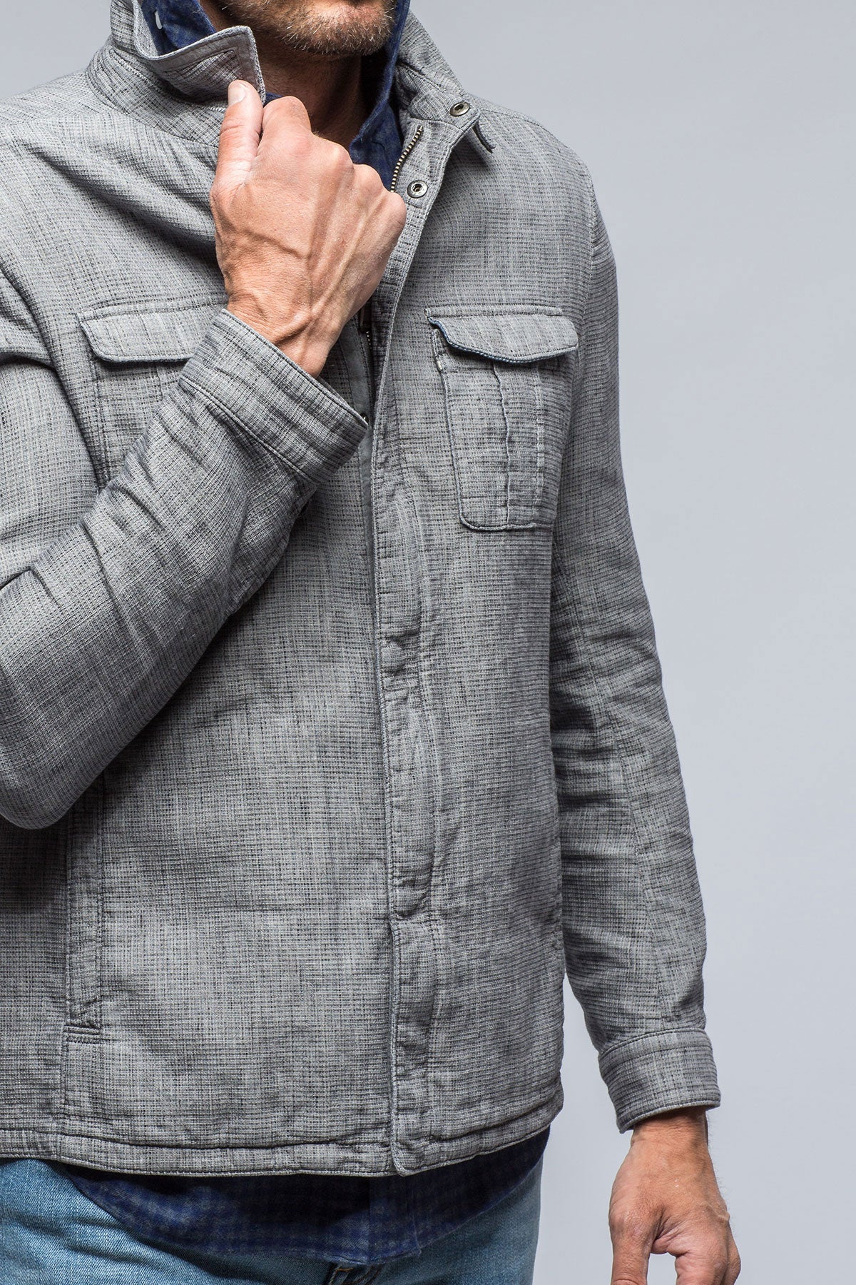 Davos Cotton/Linen Shirt Jacket