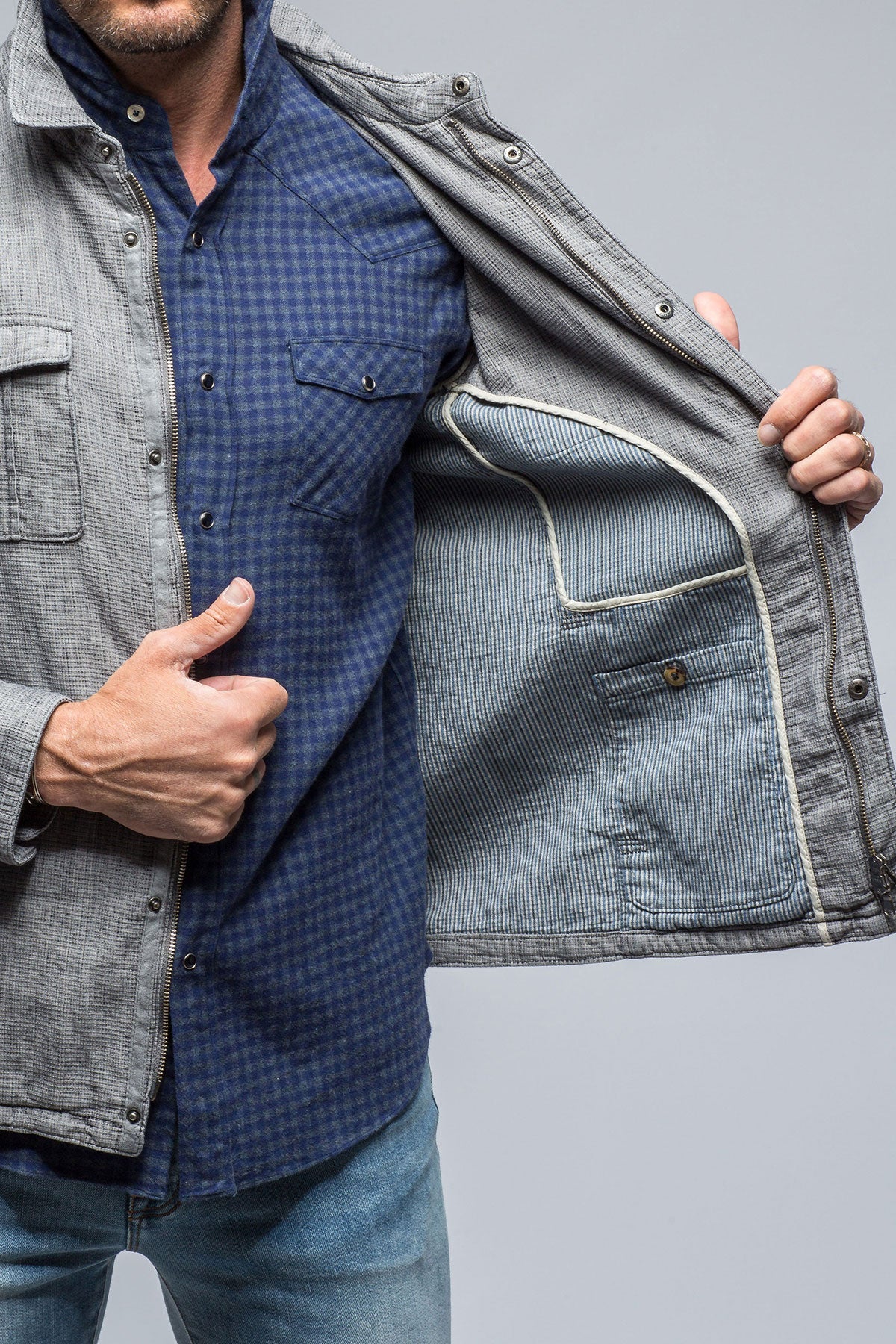 Davos Cotton/Linen Shirt Jacket