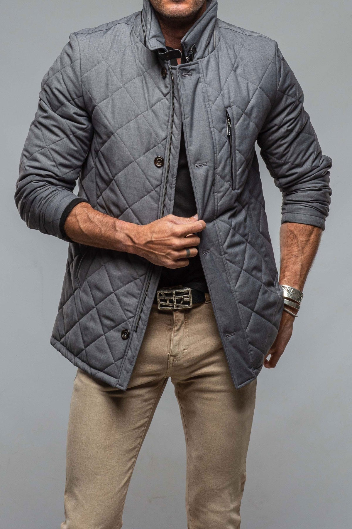 Rochester Chelsea Jacket In Grey
