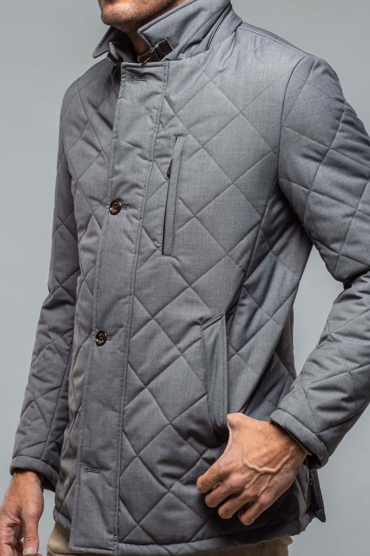Rochester Chelsea Jacket In Grey
