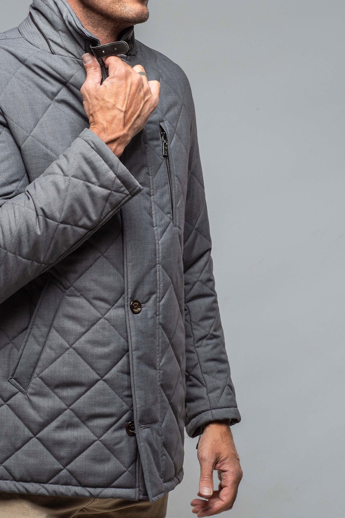 Rochester Chelsea Jacket In Grey