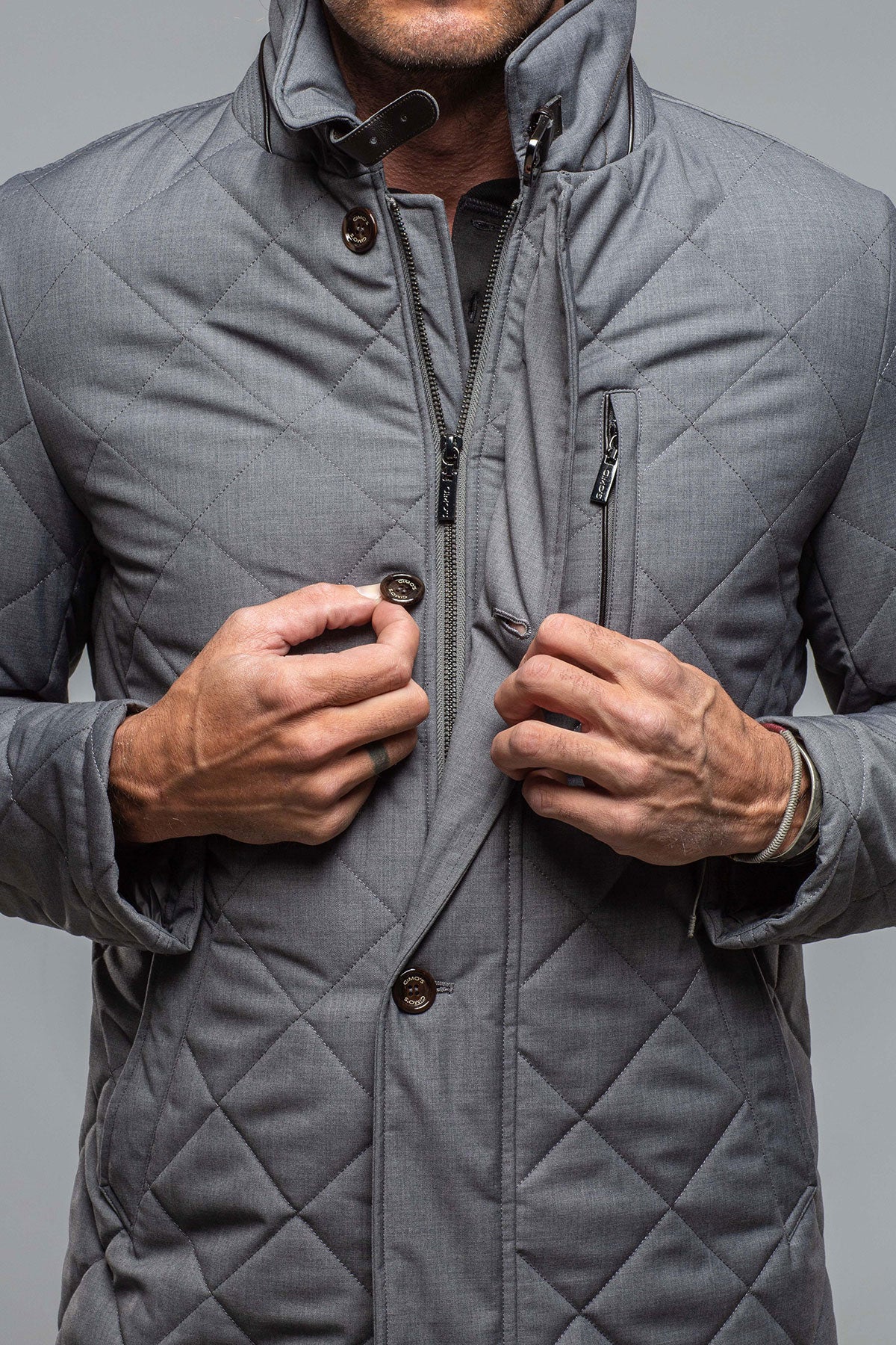 Rochester Chelsea Jacket In Grey