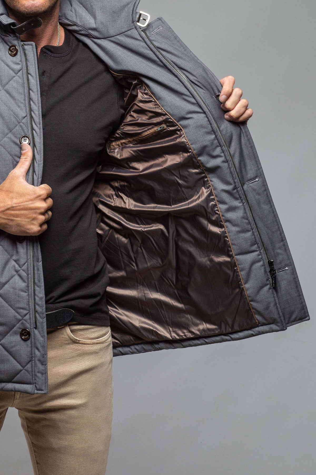 Rochester Chelsea Jacket In Grey
