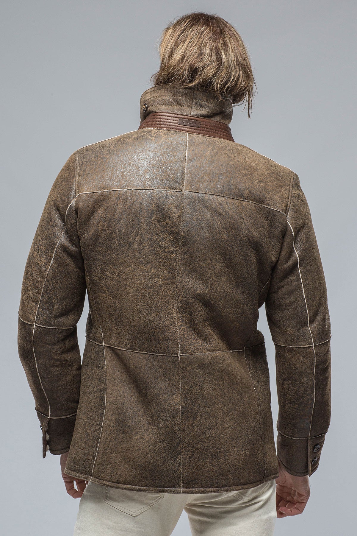 Outlaw Shearling In Distressed Brown
