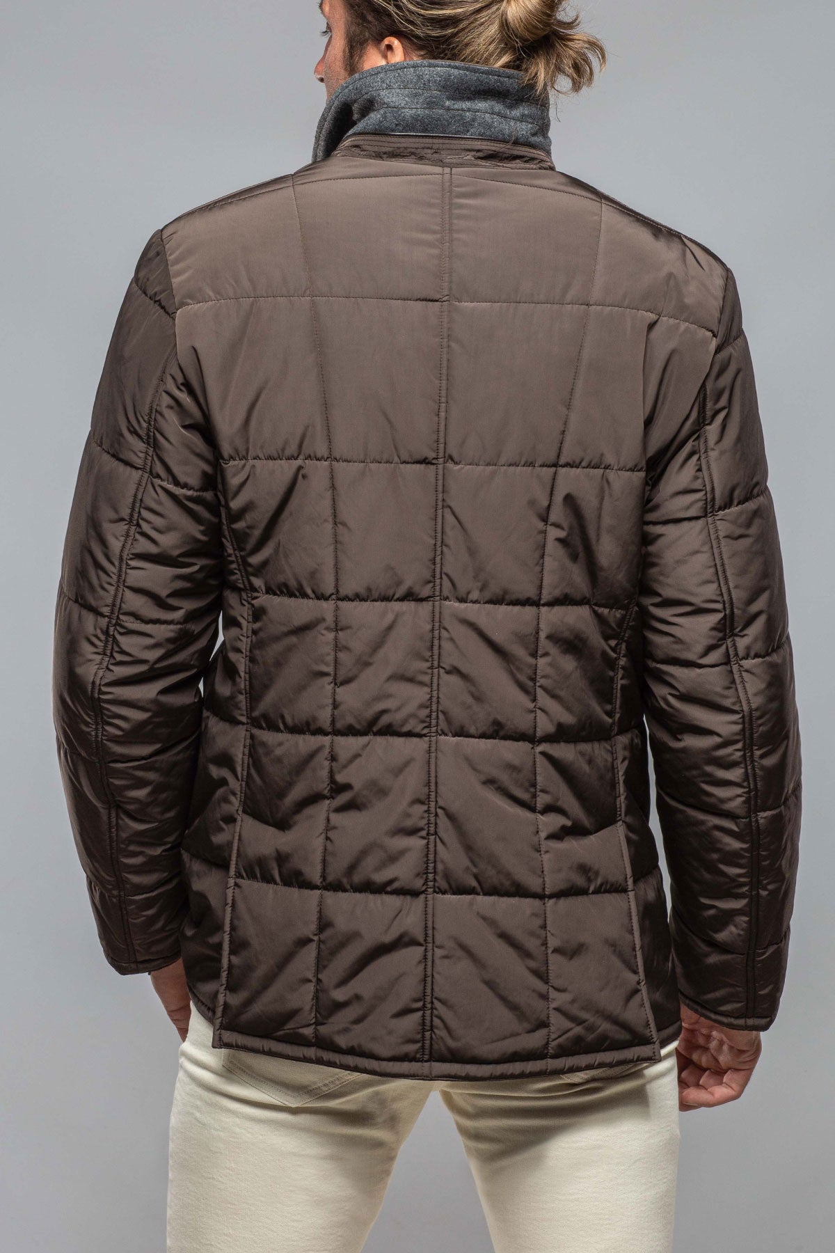 Edison Quilted Jacket In Military