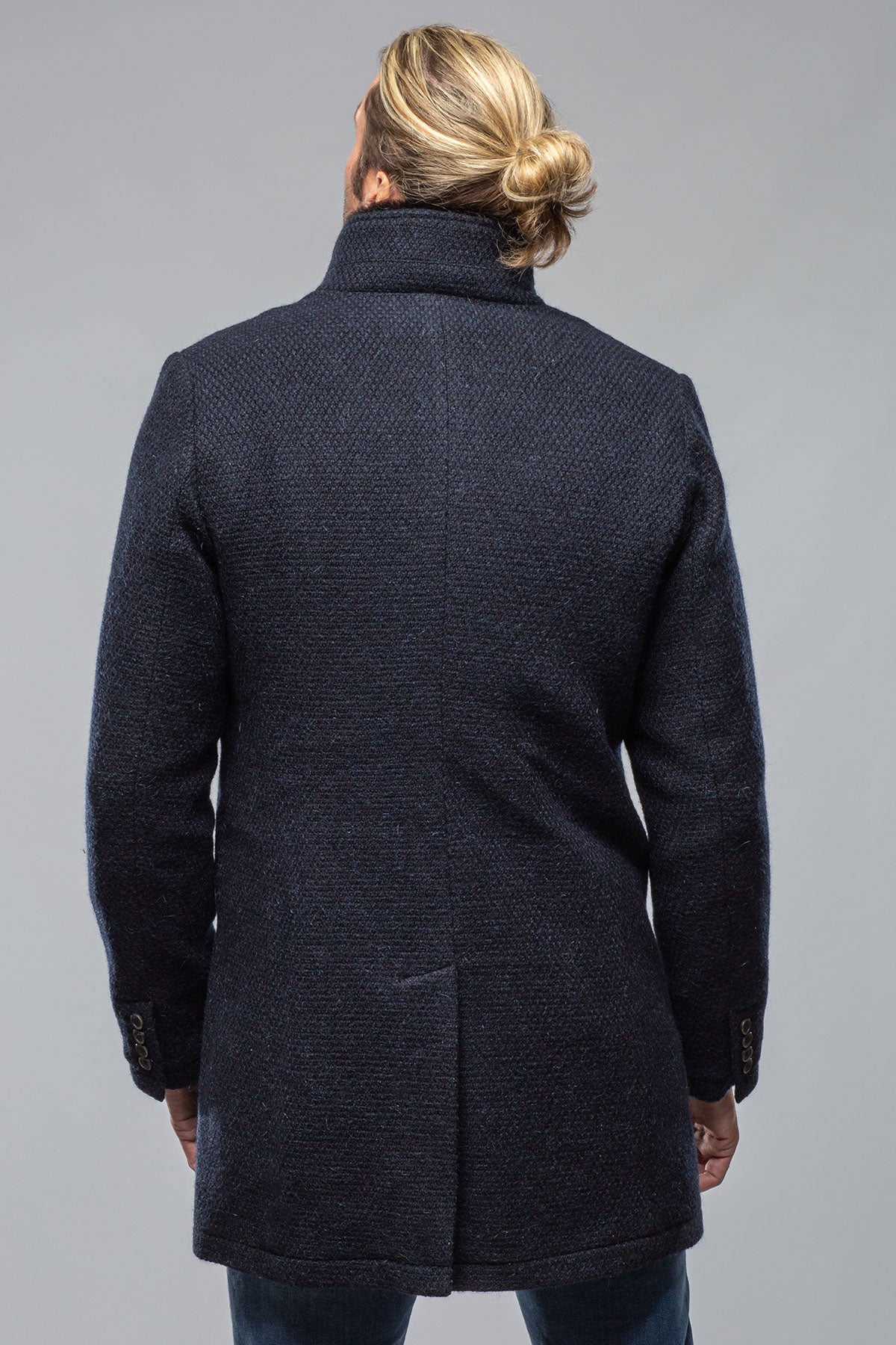Vancouver Knit Coat In Navy