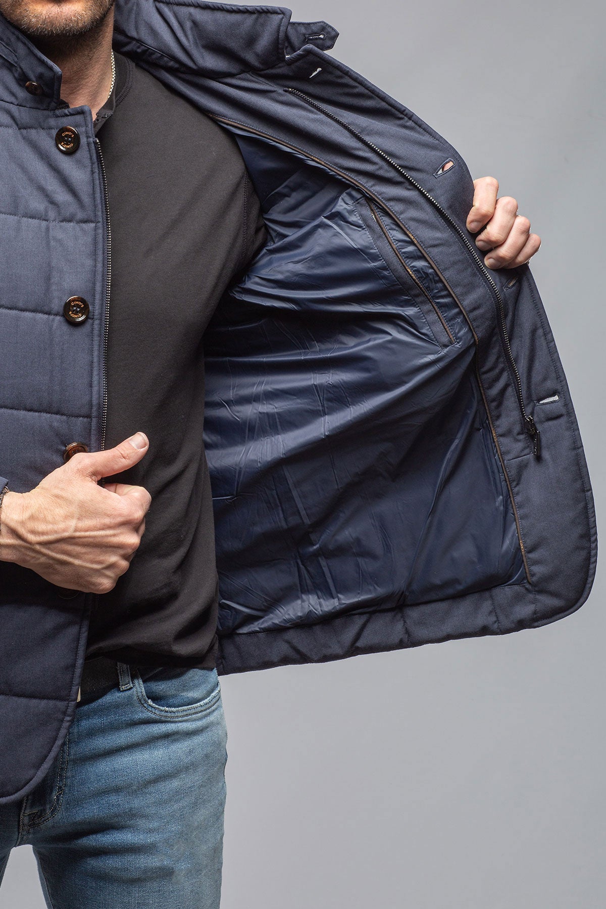Lexington Quilted Jacket In Navy