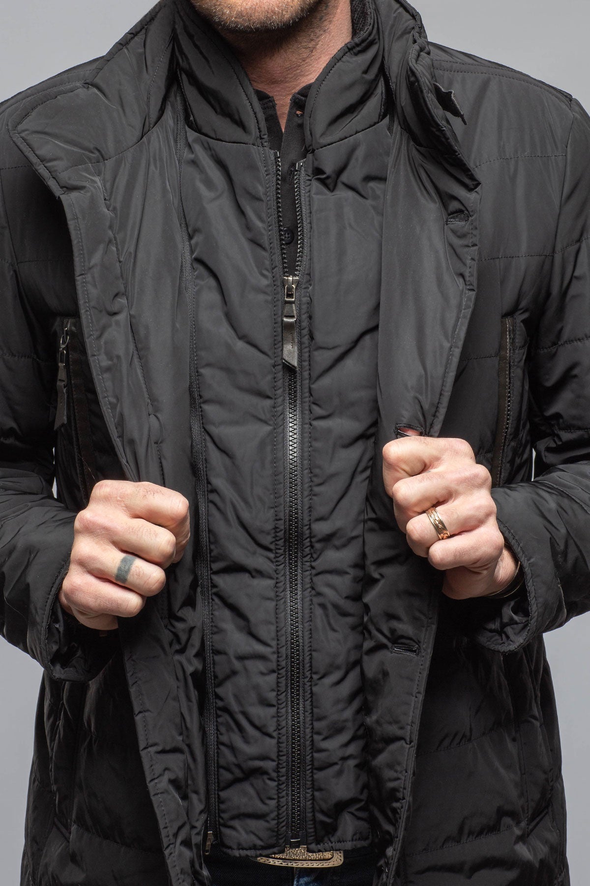 Memphis Overcoat In Black