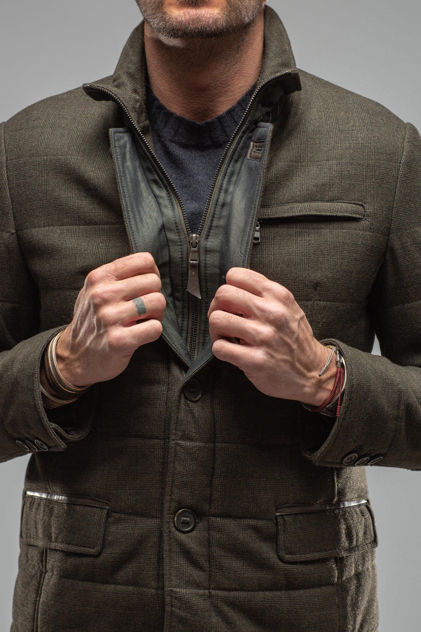 Owen Plaid Car Coat