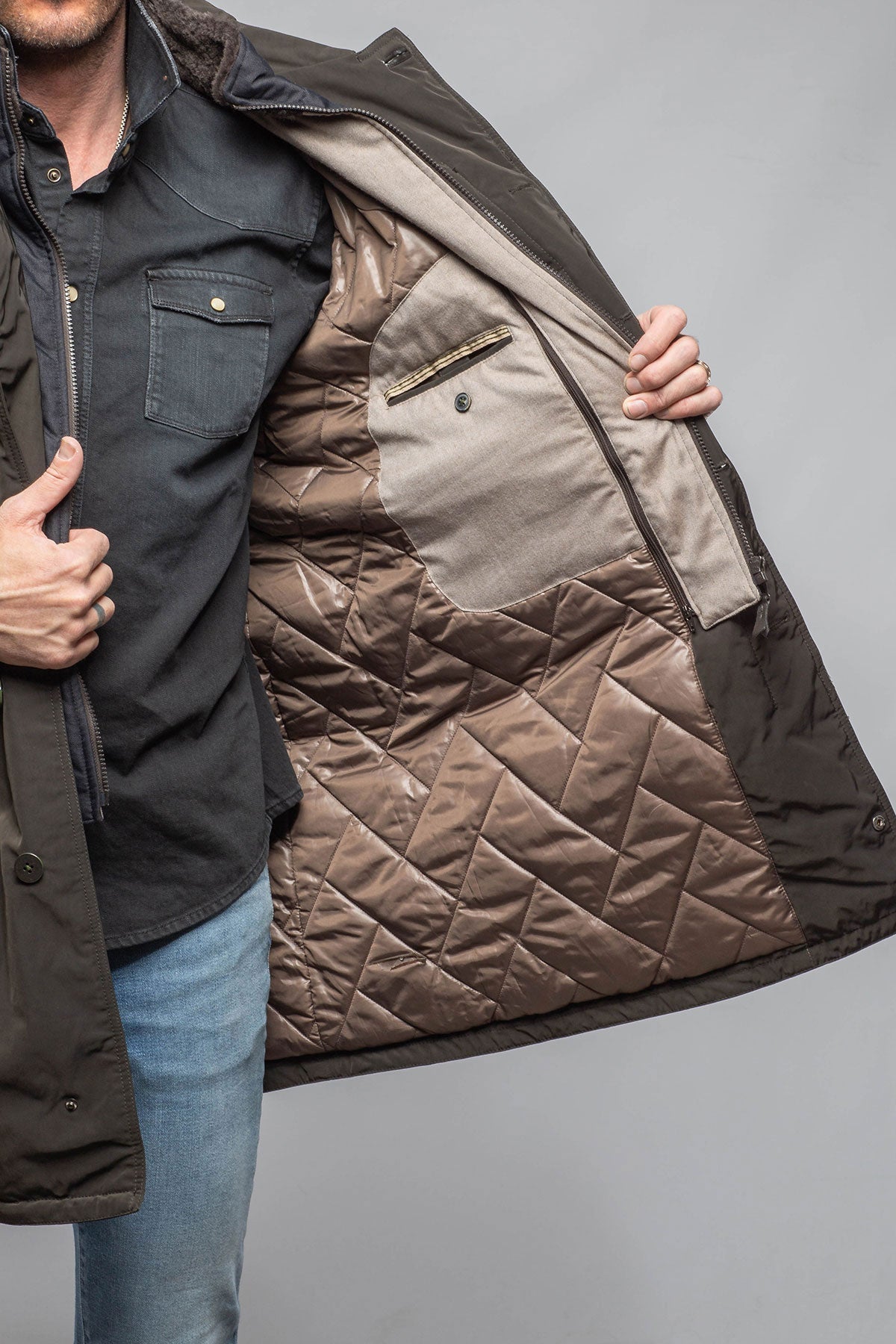 Westy Technical Coat In Olive