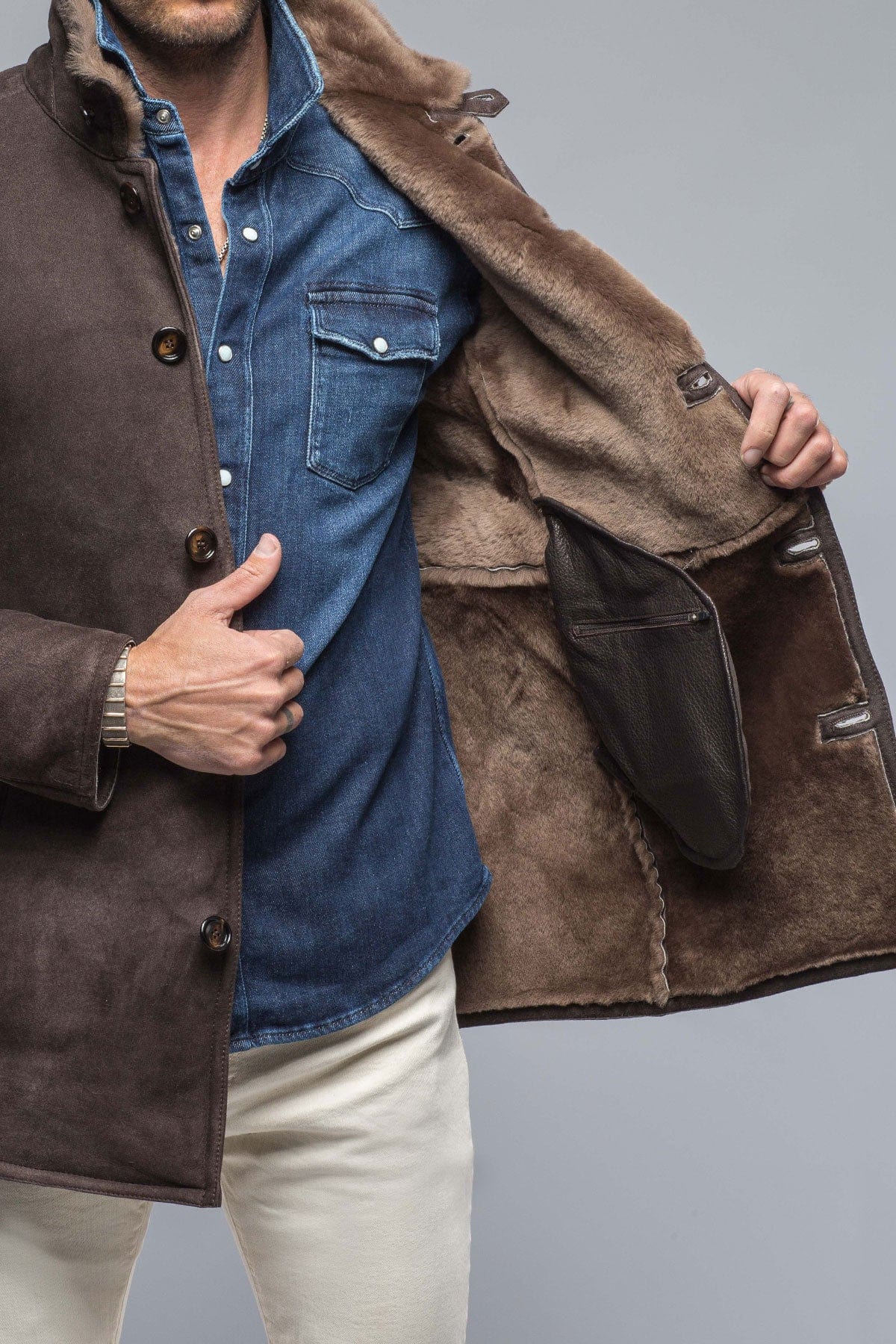 Piney Shearling In Espresso