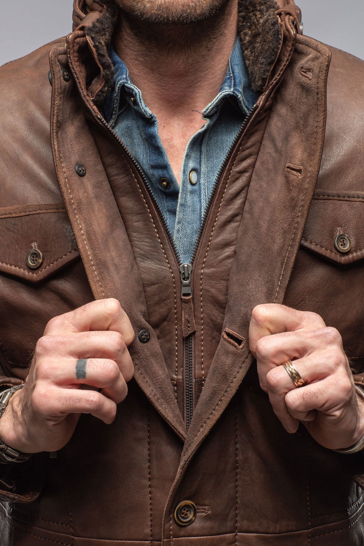 Klein Leather Fieth Jacket