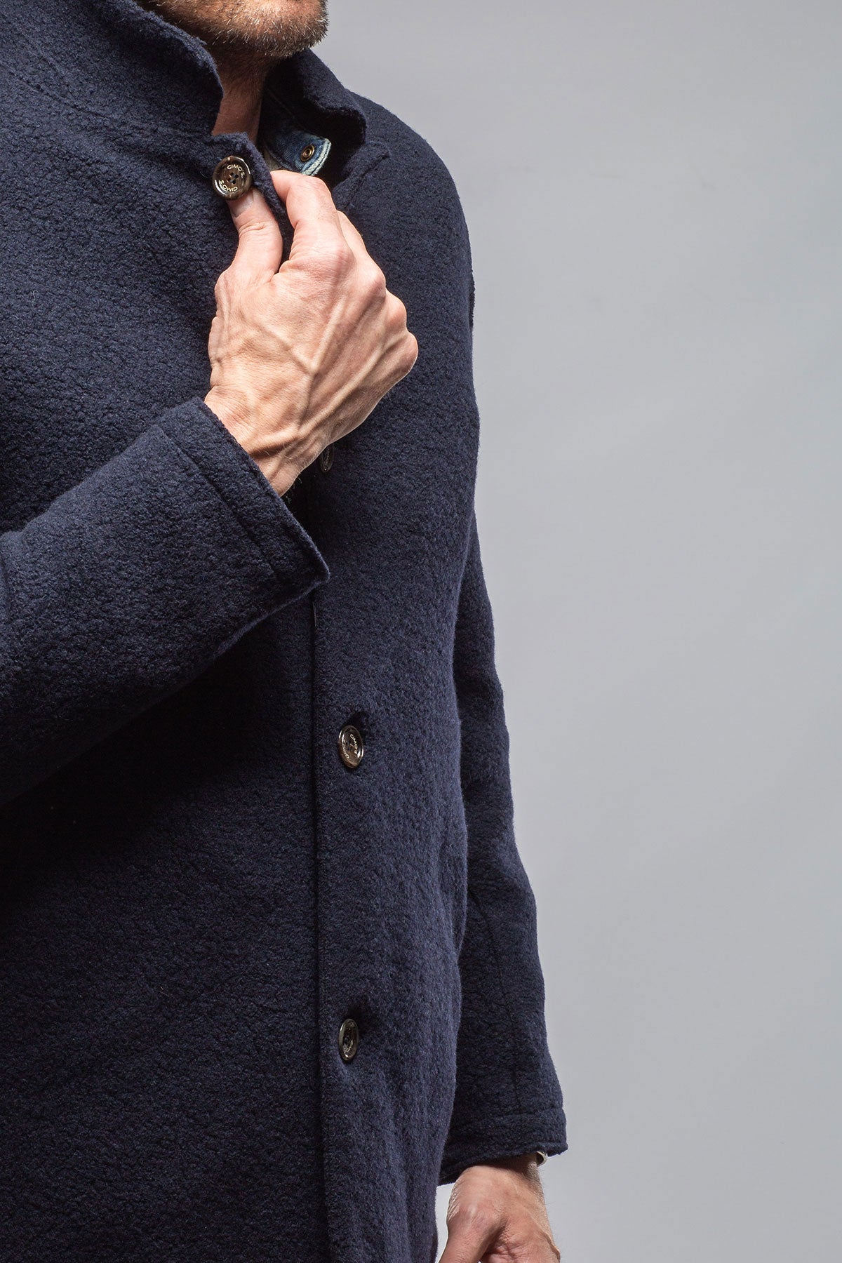 Salisbury Long Boucle Knit Coat
