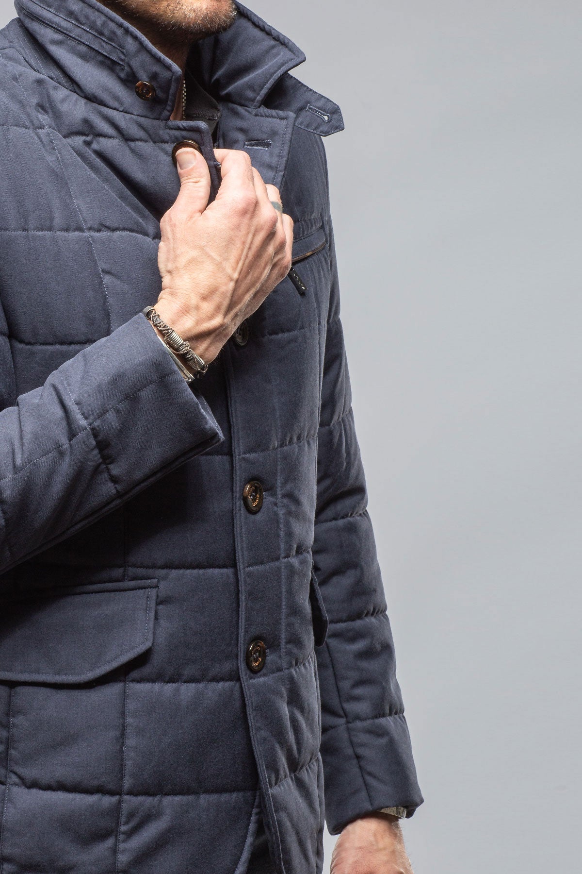 Lexington Quilted Jacket In Navy
