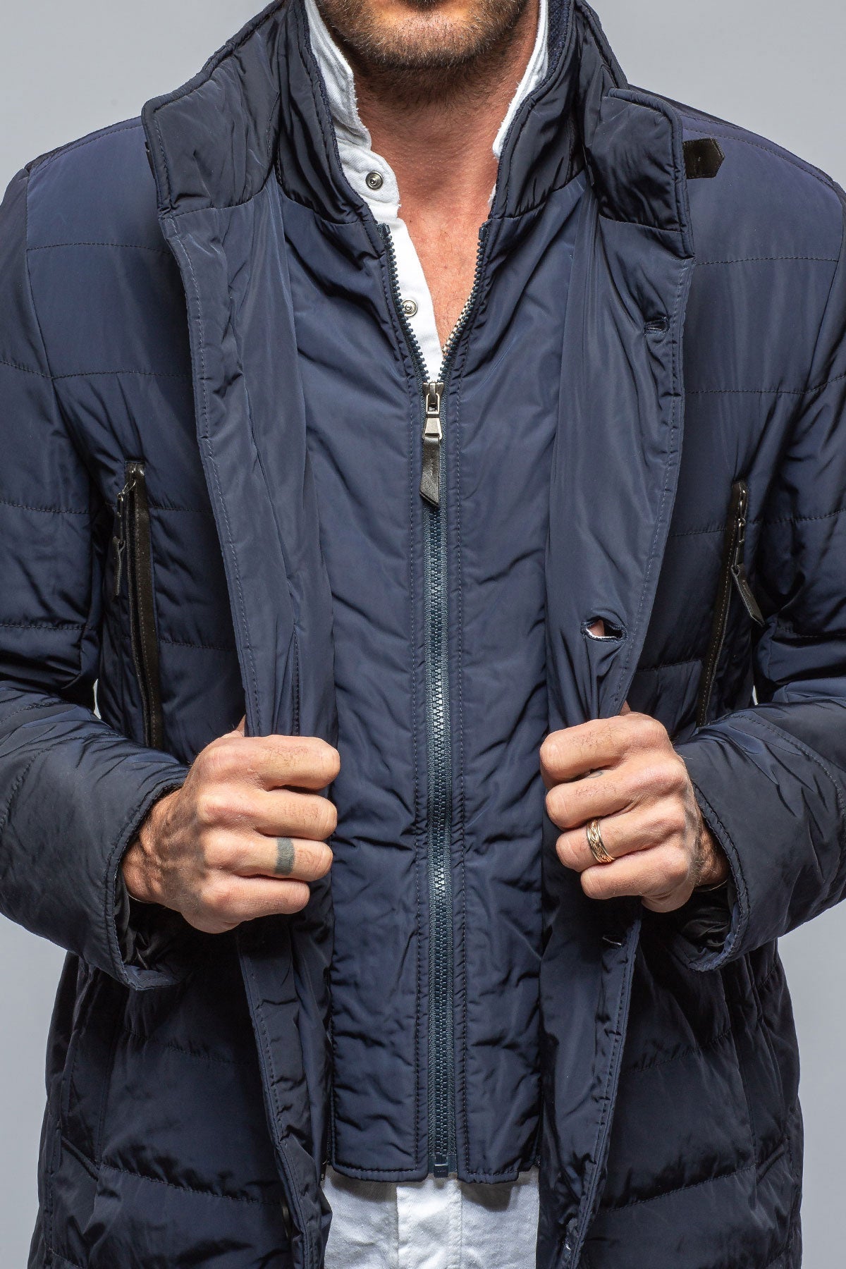 Memphis Overcoat In Navy