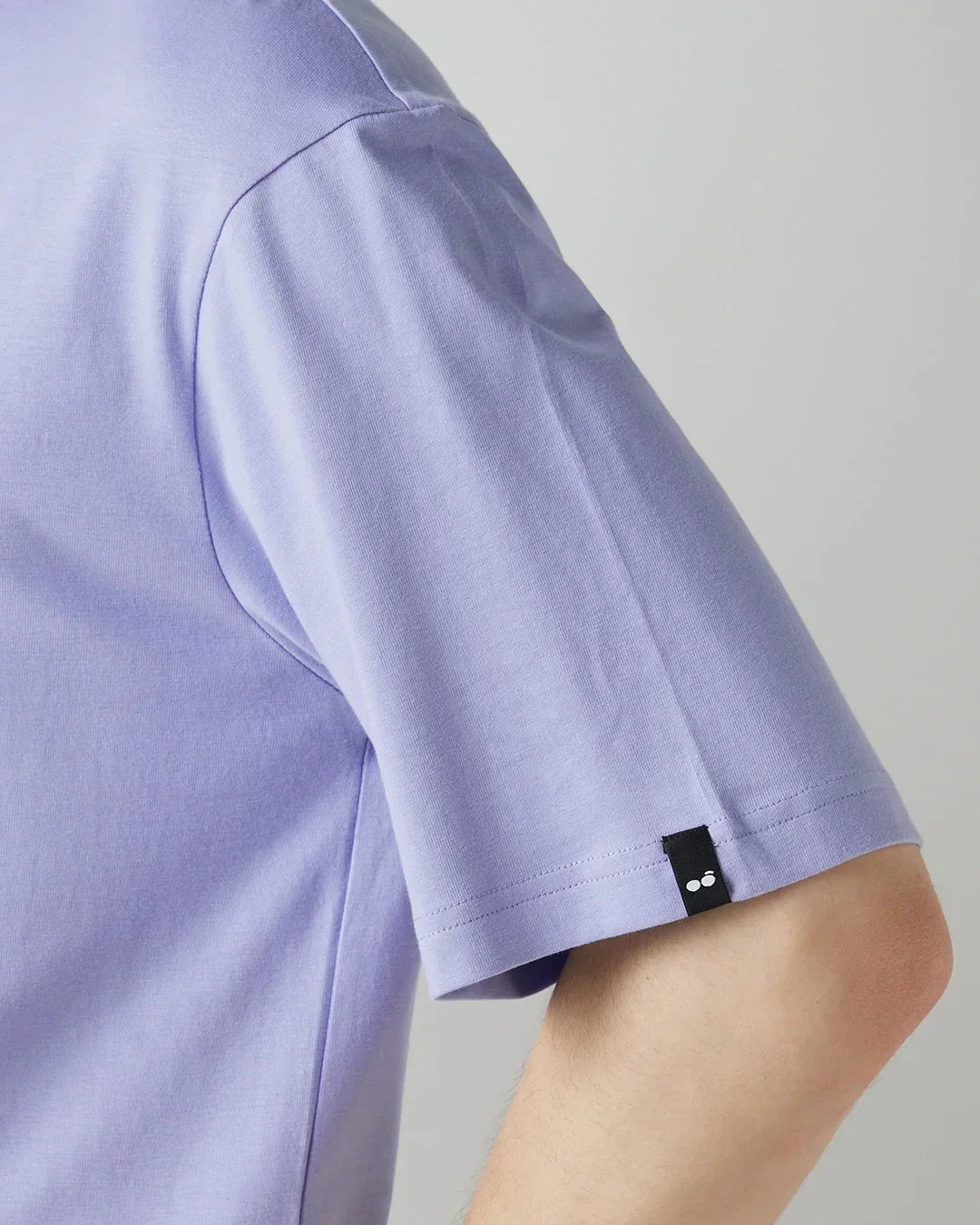 Men's Baby Lavender Serenity Graphic Printed Oversized T-shirt