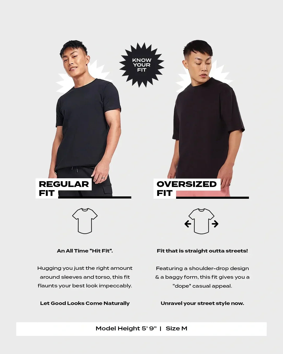 Men's Black Batman Outline Logo Graphic Printed Oversized T-shirt