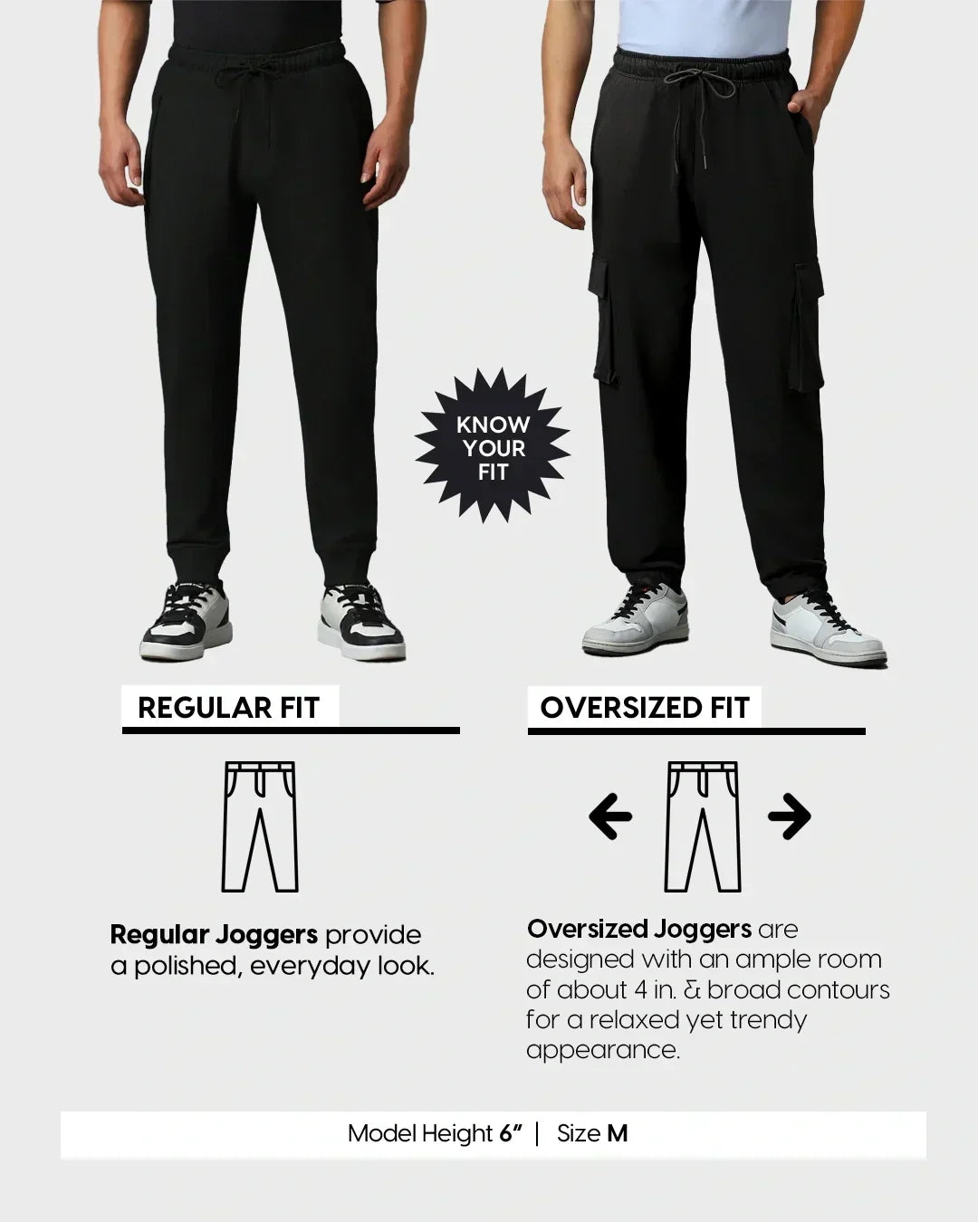 Men's Ginger Root Brown Oversized Cargo Joggers