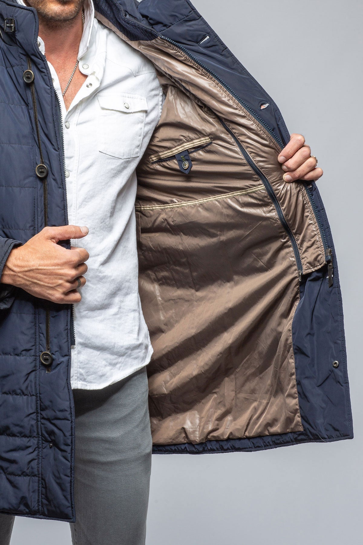 Memphis Overcoat In Navy