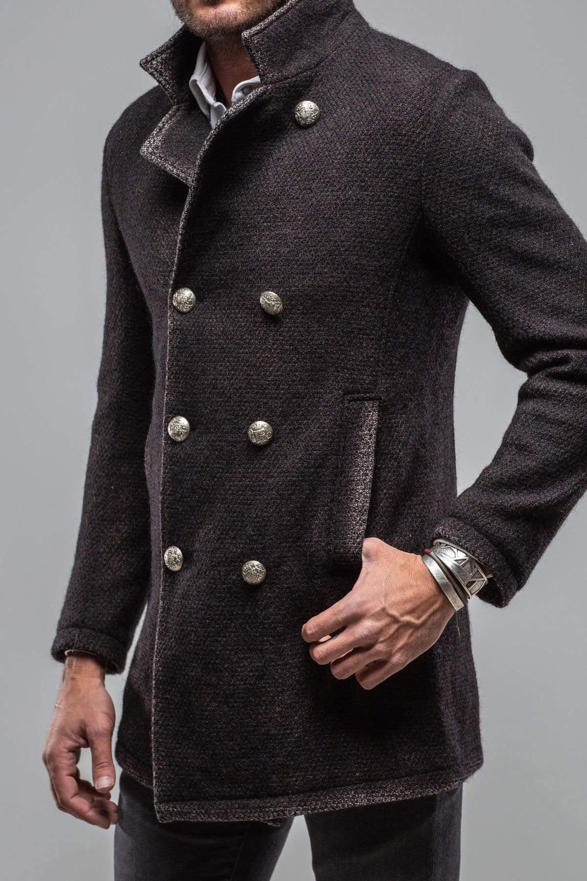 St. Christoff Jacket In Charcoal