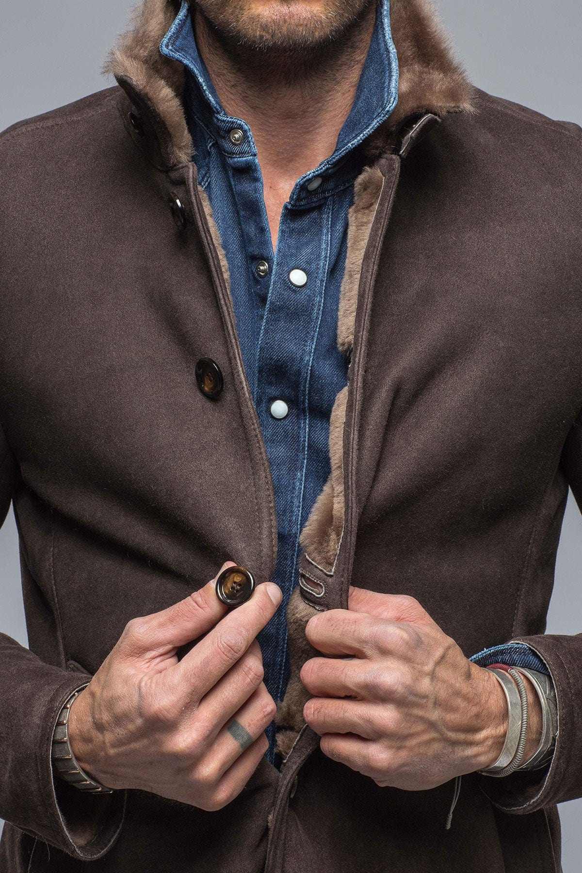 Piney Shearling In Espresso