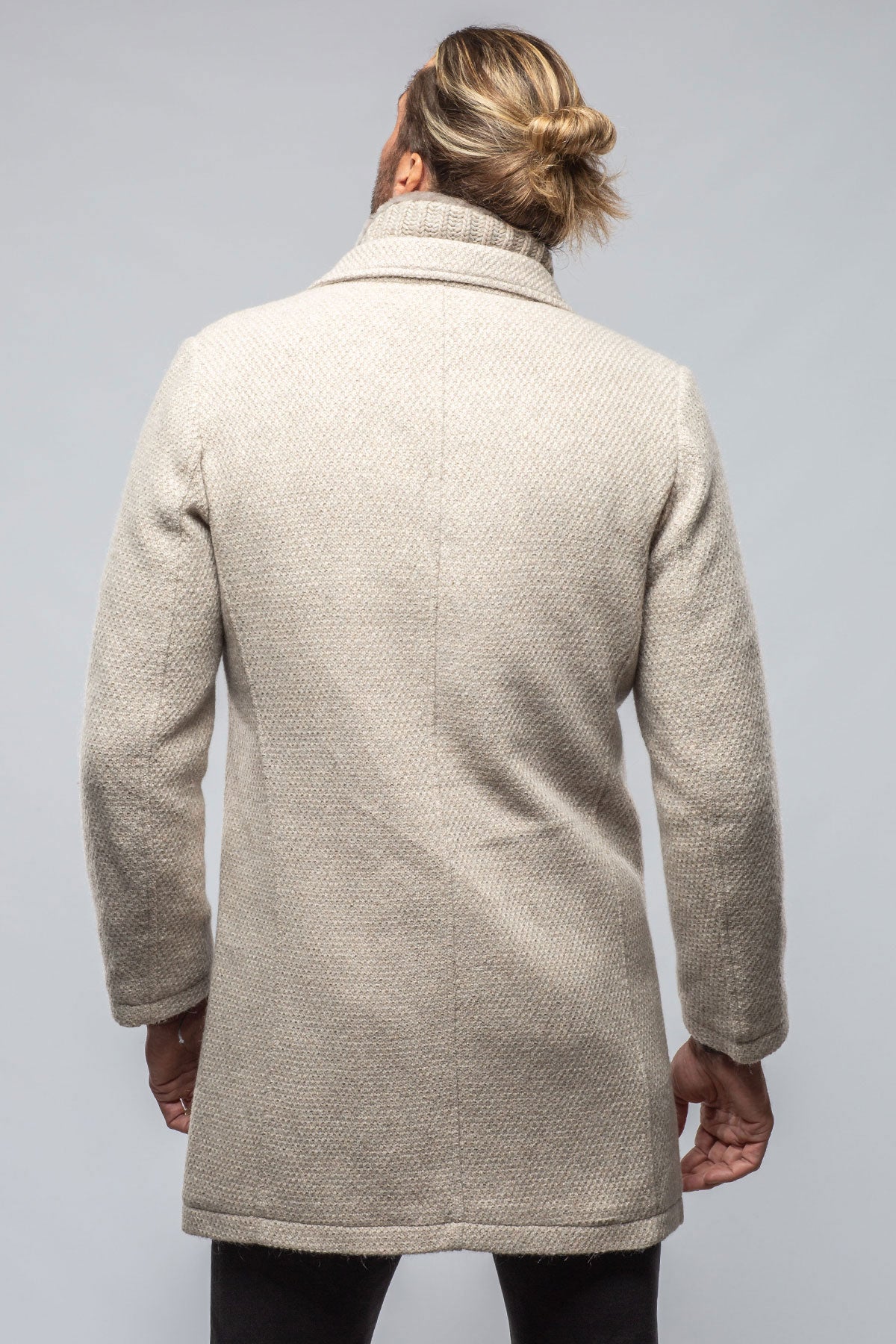 Crispus Knit Jacket in Ice