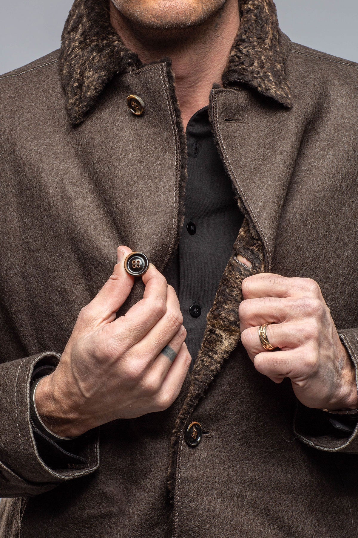 Kemp Wool Shearling Jacket