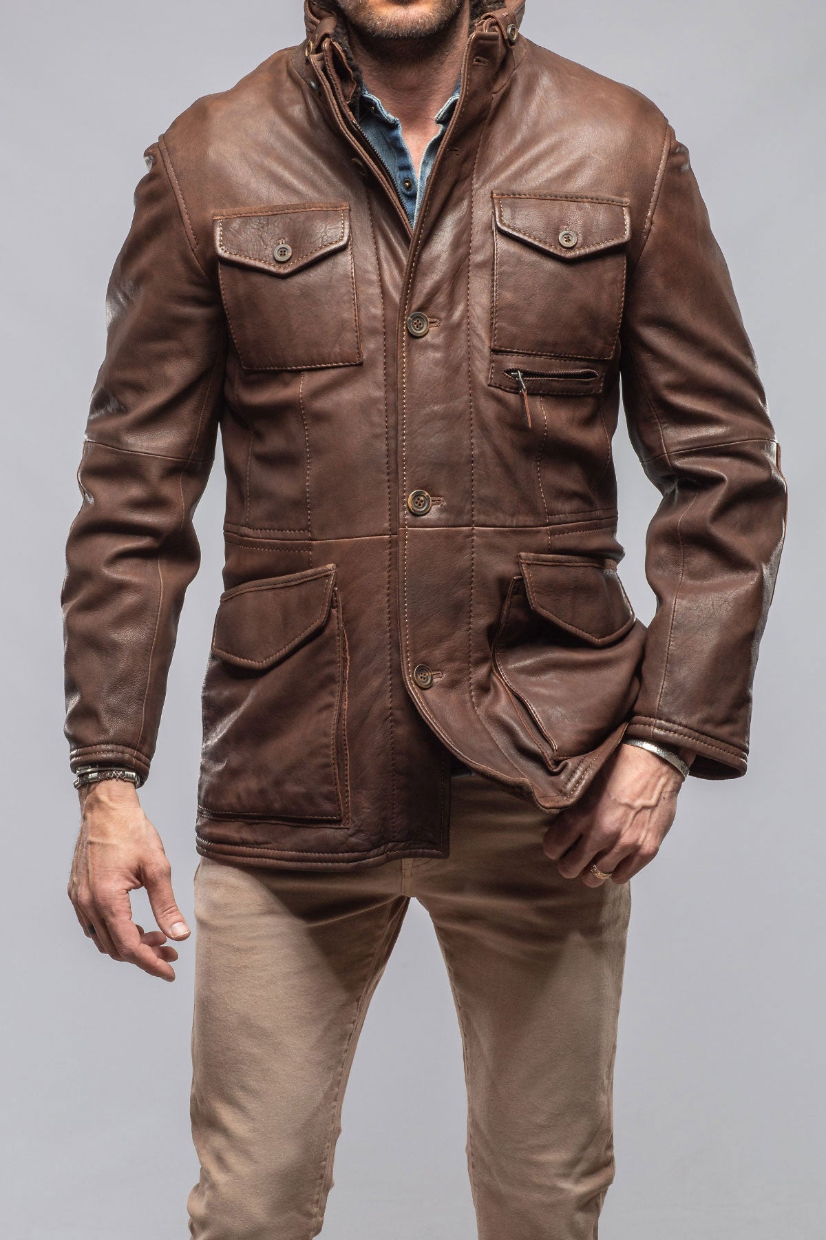 Klein Leather Fieth Jacket