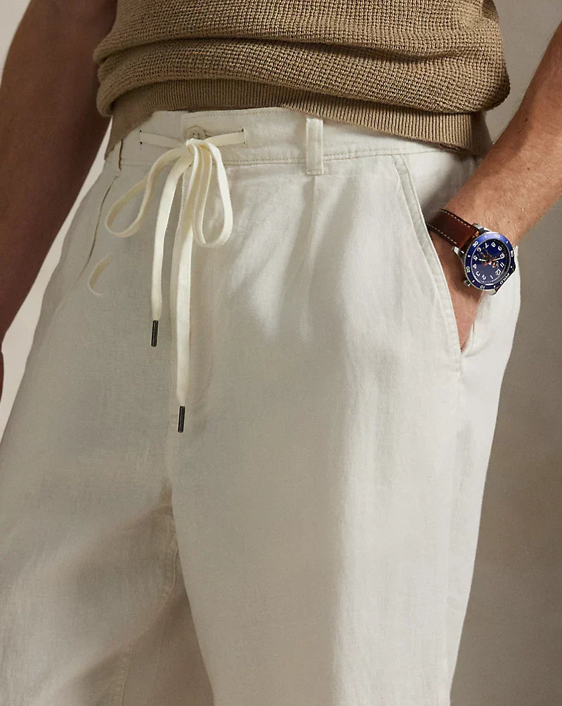 PACK OF 2 Linen Pants | Breathable Comfort & Timeless Style ( White & Brown)