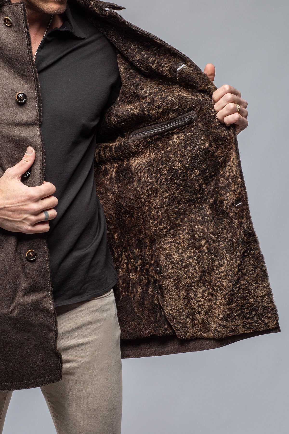 Kemp Wool Shearling Jacket