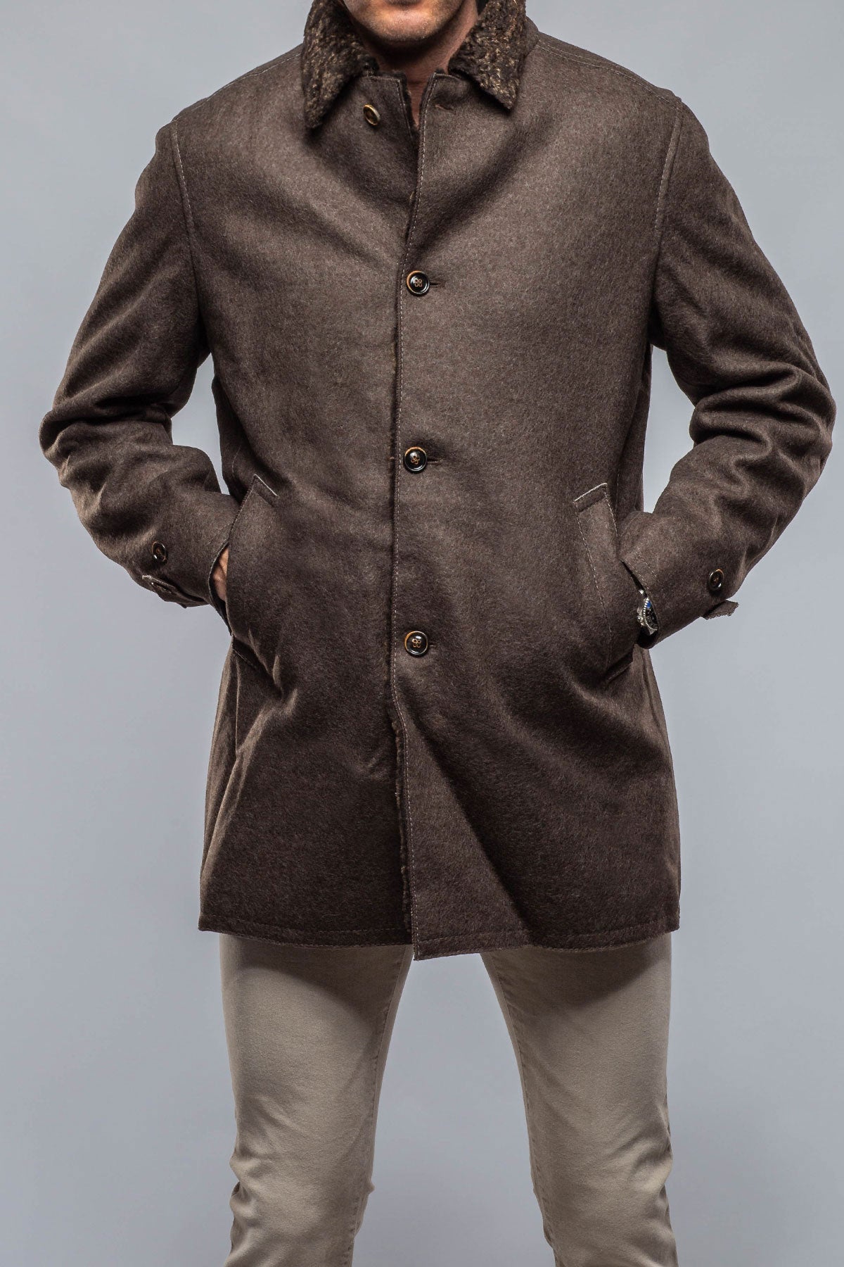 Kemp Wool Shearling Jacket
