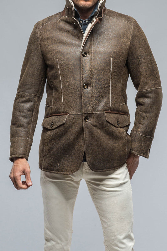 Outlaw Shearling In Distressed Brown