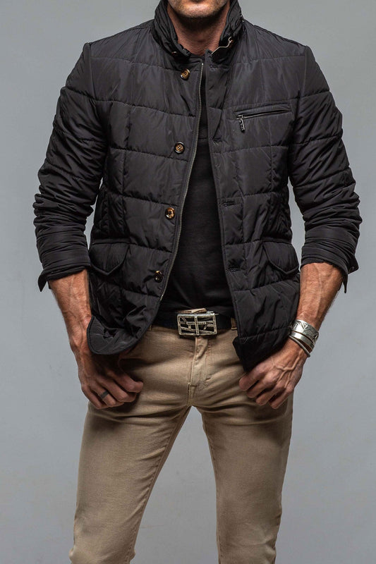 Easton Quilted Jacket In Black