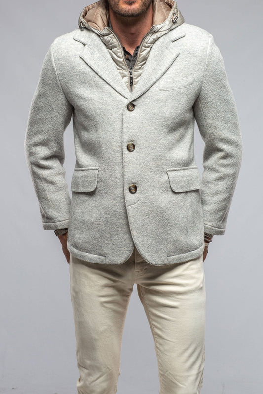 Carmichael Wool/Mohair Jacket In Light Grey
