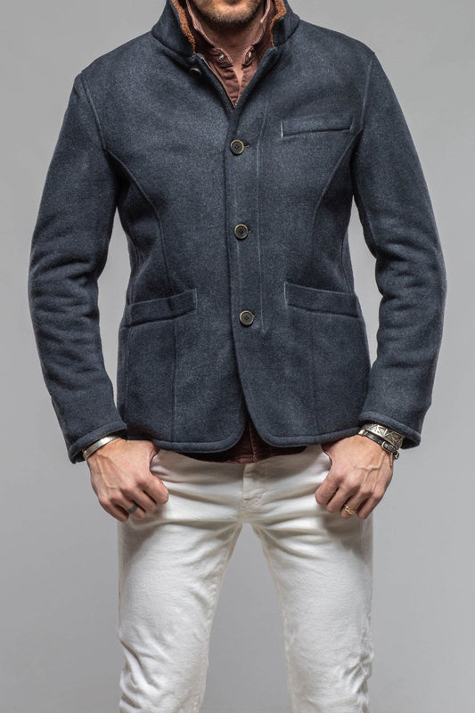 Bale Sherpa Jacket In Navy